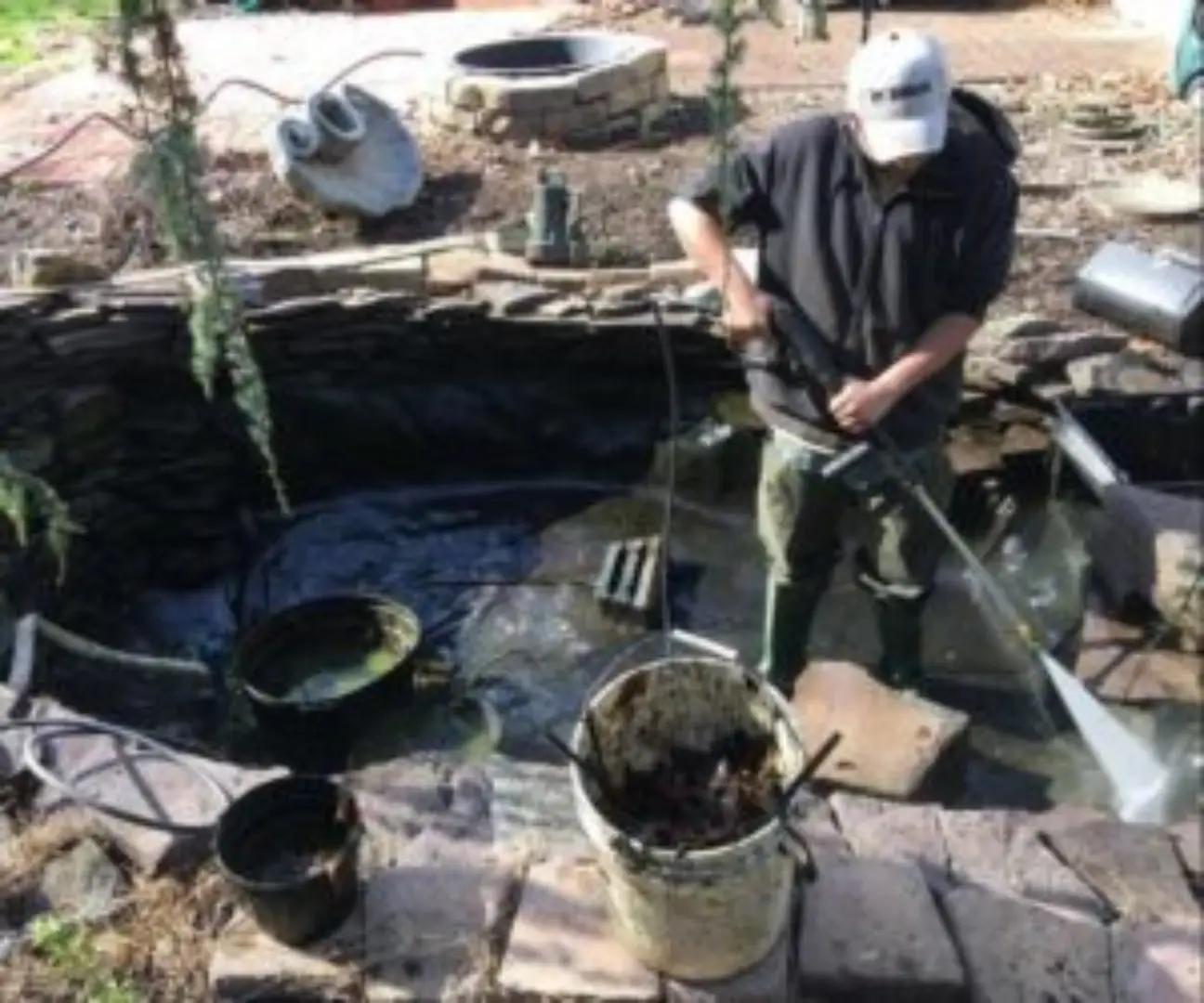 A Veteran Landscape & Outdoor Living - pond maintenance